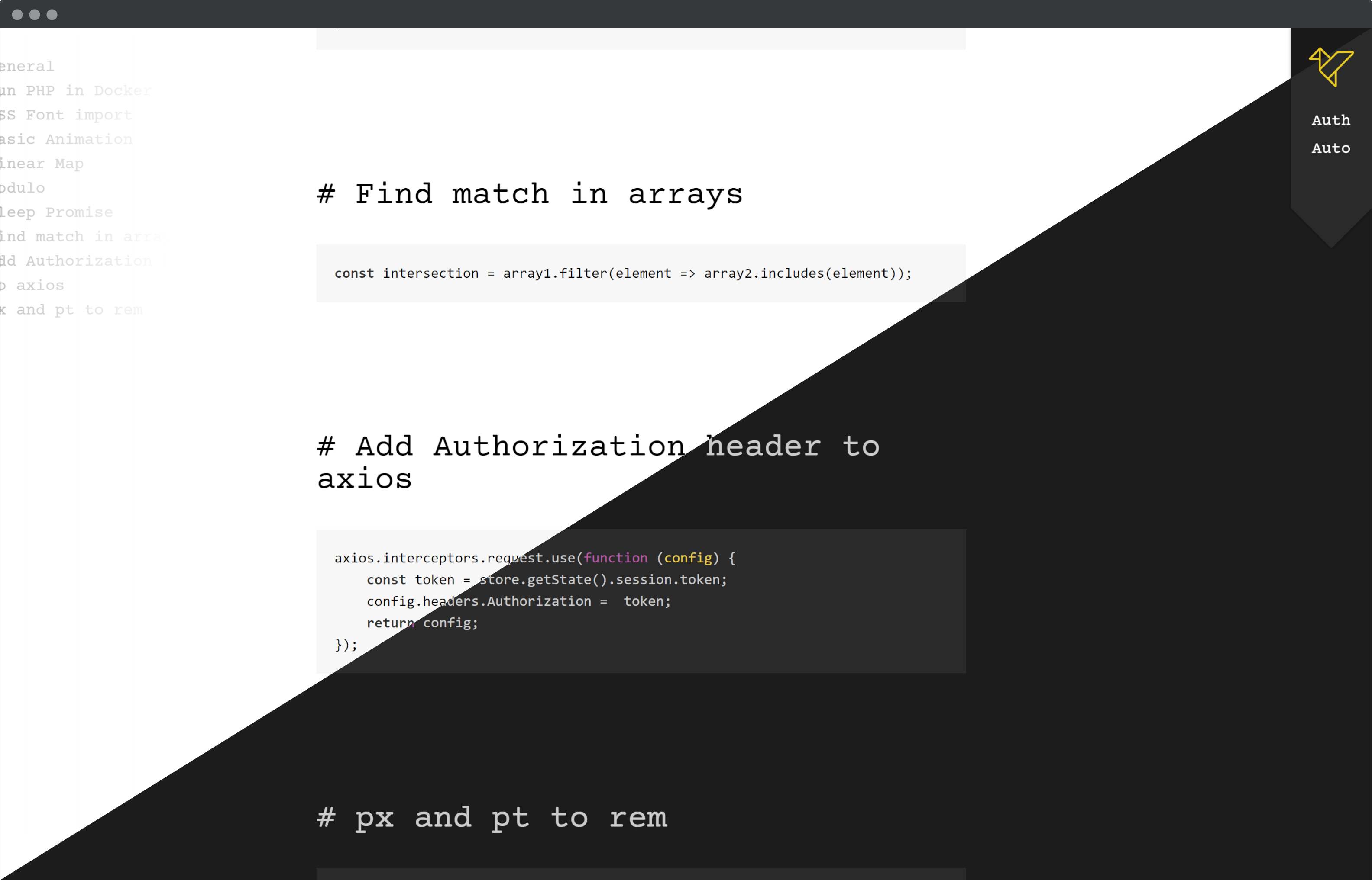 Screenshot of Docs